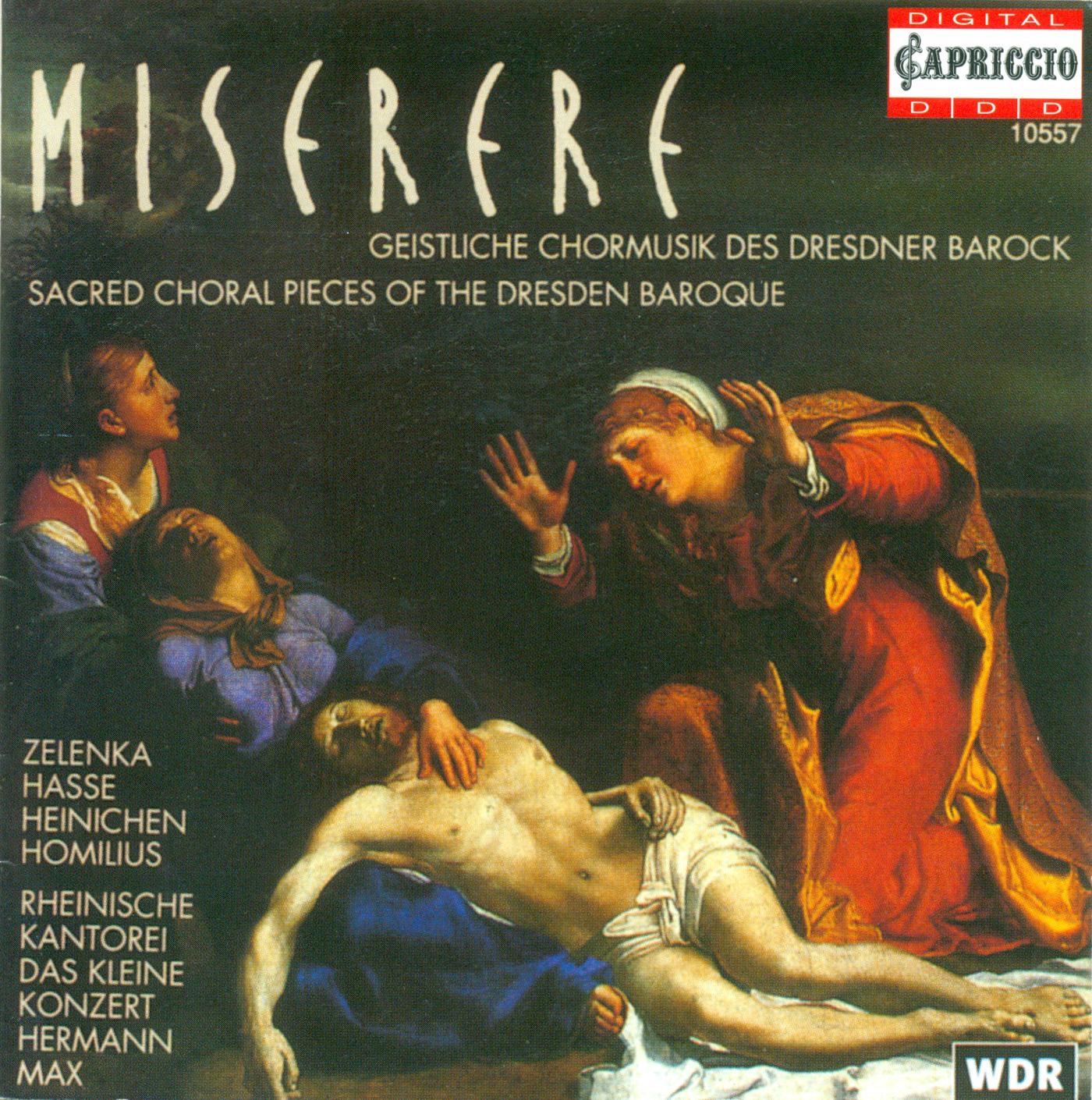 Zelenka, Hasse, Heinichen & Homilius: Choral Music (Sacred) by Barbara Schlick, Dormagener Jugendkantorei & Maria Zadori album cover