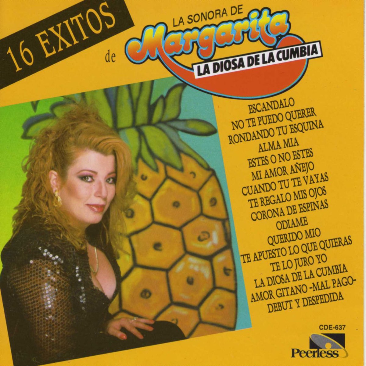 16 Éxitos de la Sonora de Margarita” álbum de Margarita la Diosa de la