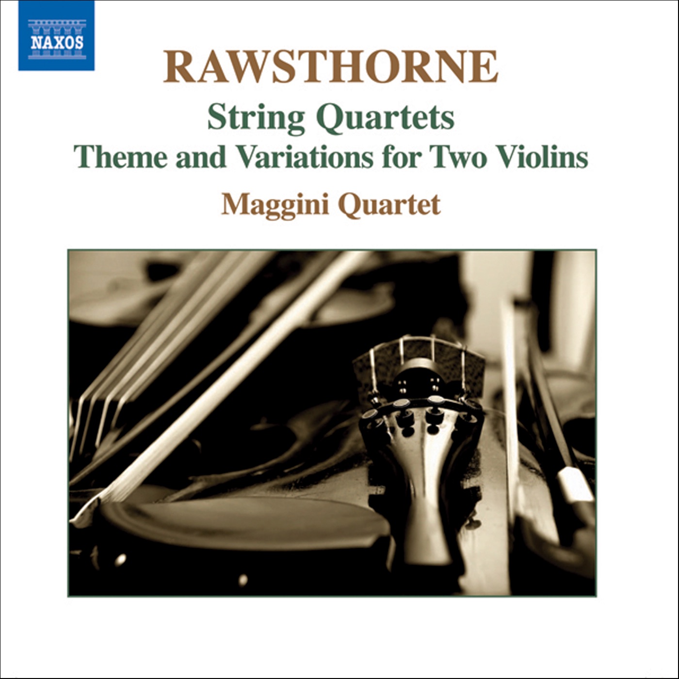 Rawsthorne: String Quartets Nos. 1-3, Theme and Variations by David Angel, Laurence Jackson & Maggini Quartet album cover