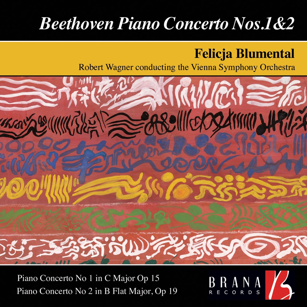 Обложка альбома «Beethoven Piano Concerto Nos. 1 & 2» — Felicja Blumental, Vienna Philharmonic & Robert Wagner