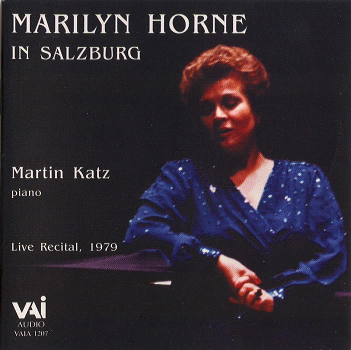 Обложка альбома «Marilyn Horne In Salzburg (Recorded Live At the Salzburg Festival)» — Marilyn Horne & Martin Katz