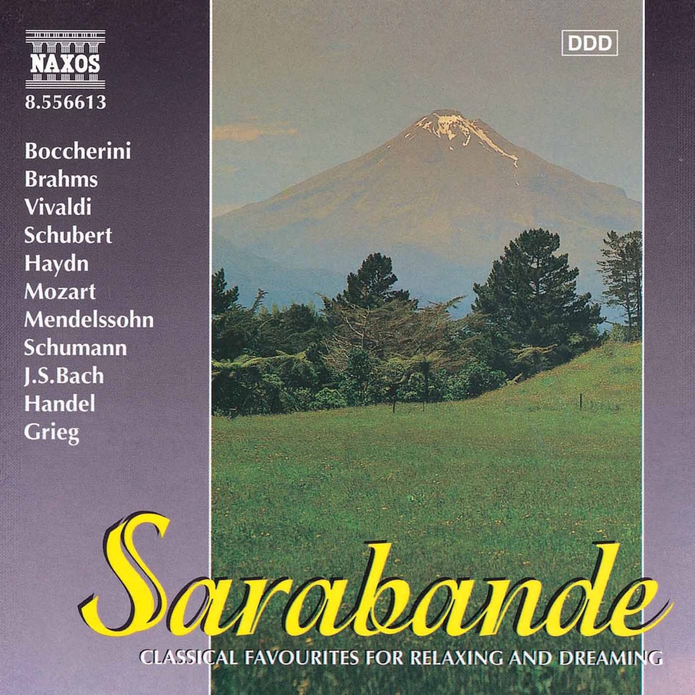 Обложка альбома «Sarabande - Classical Favourites for Relaxing and Dreaming» — Zoltan Tokos, Danubius Quartet, İdil Biret, Jaroslav Krček, Capella Istropolitana, Bertalan Hock, Nicholas Ward, Northern Chamber Orchestra, József Balog, Benjamin Frith, Robert Stankovsky, Slovak State Philharmonic Orchestra, Kosice, Maria Kliegel, Kristin Merscher, Wolfgang Rübsam, Richard Edlinger, Kodály Quartet, Adrian Leaper, Takako Nishizaki & Stephen Gunzenhauser