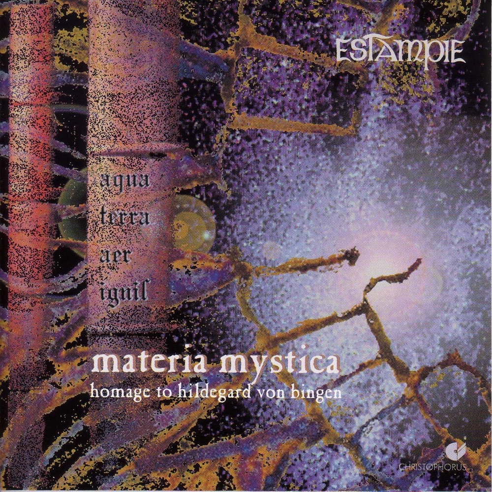 Обложка альбома «Materia Mystica (Homage to Hildegard Von Bingen)» — Estampie, Gerlinde Sämann, Barbara Ebel & Cornelia Melian