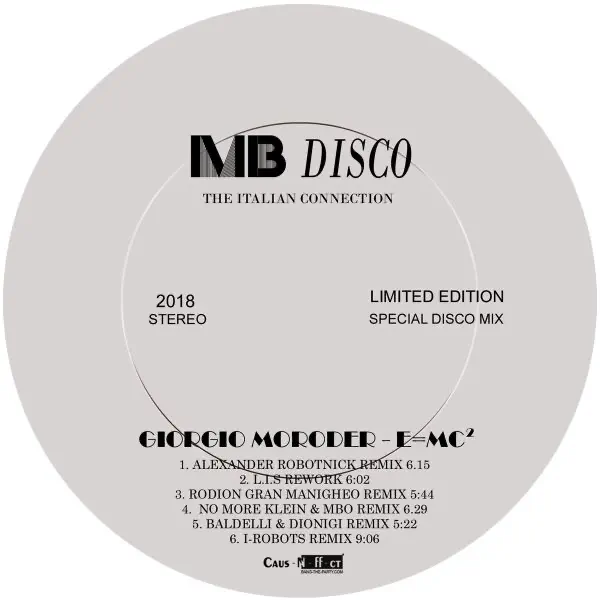 E=Mc2 — Giorgio Moroder