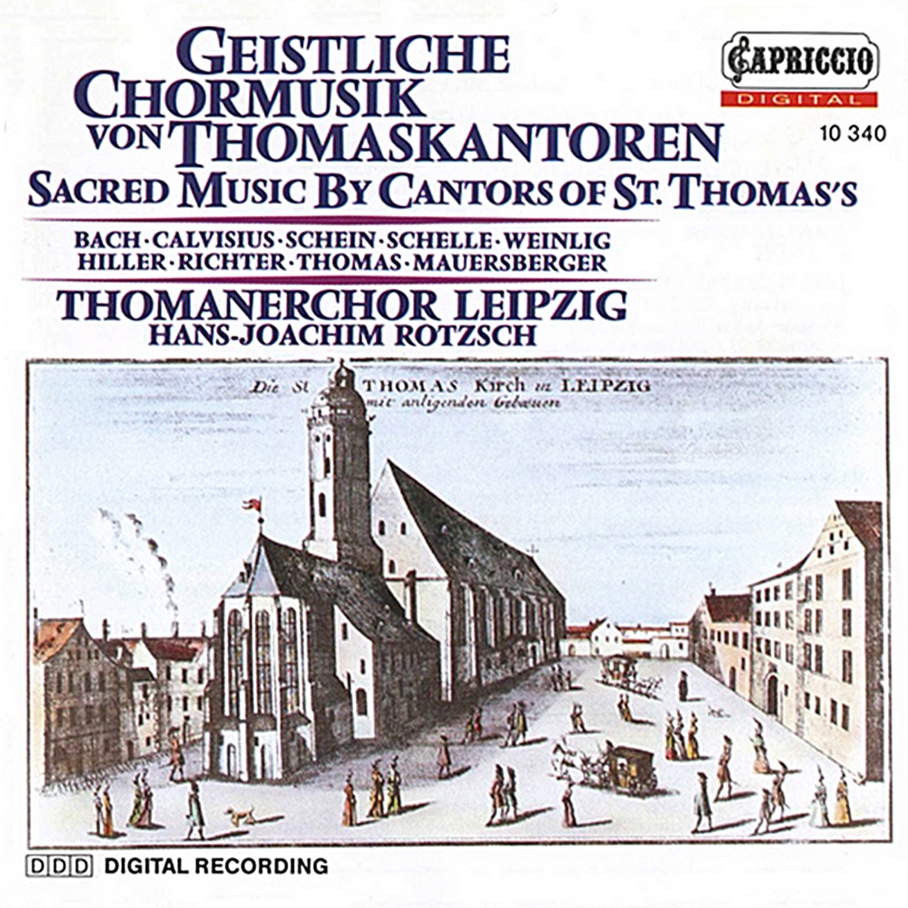 Обложка альбома «Sacred Music by Cantors of St. Thomas» — Hans-Joachim Rotzsch & Leipzig Thomaner Choir
