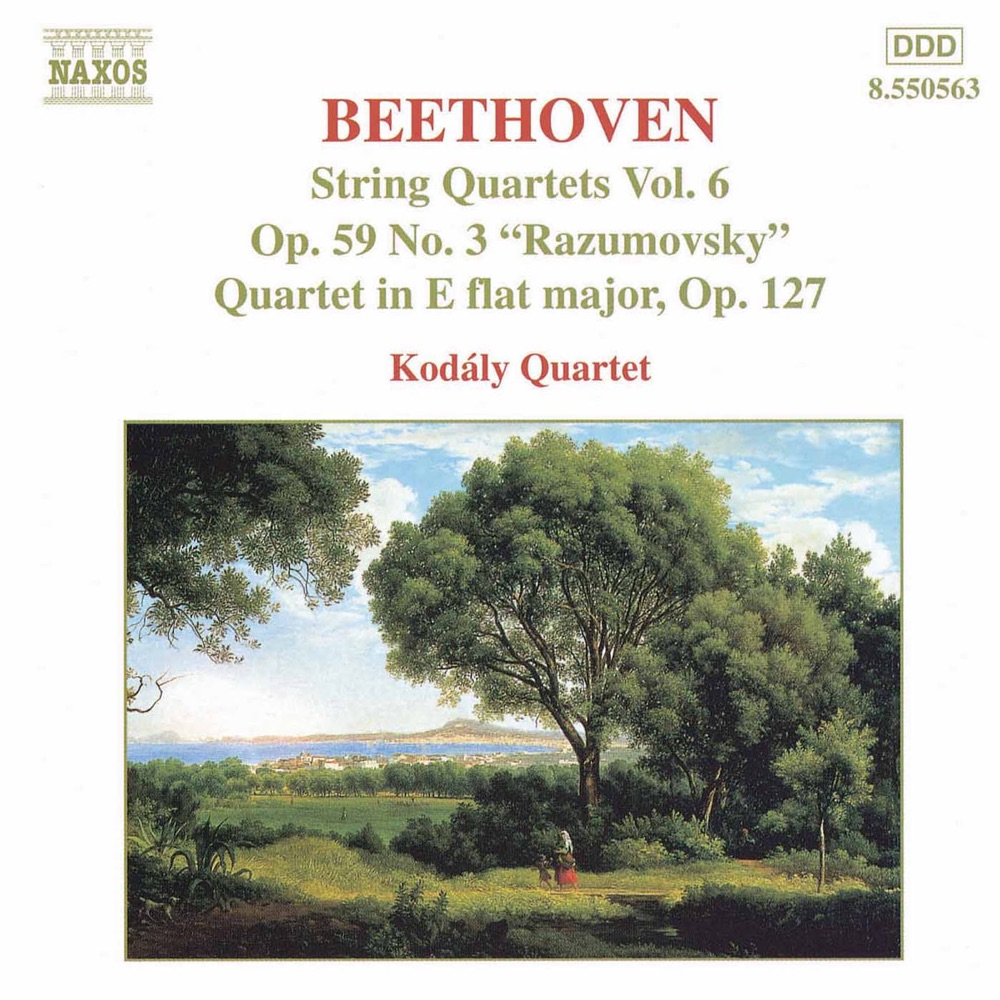 Обложка альбома «Beethoven: String Quartets Op. 59, No. 3, 'Rasumovsky' and Op. 127» — Kodály Quartet