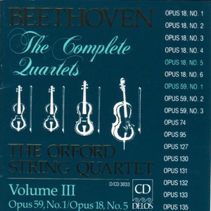 Beethoven: Complete String Quartets, Vol. 3 (Nos. 5 and 7)