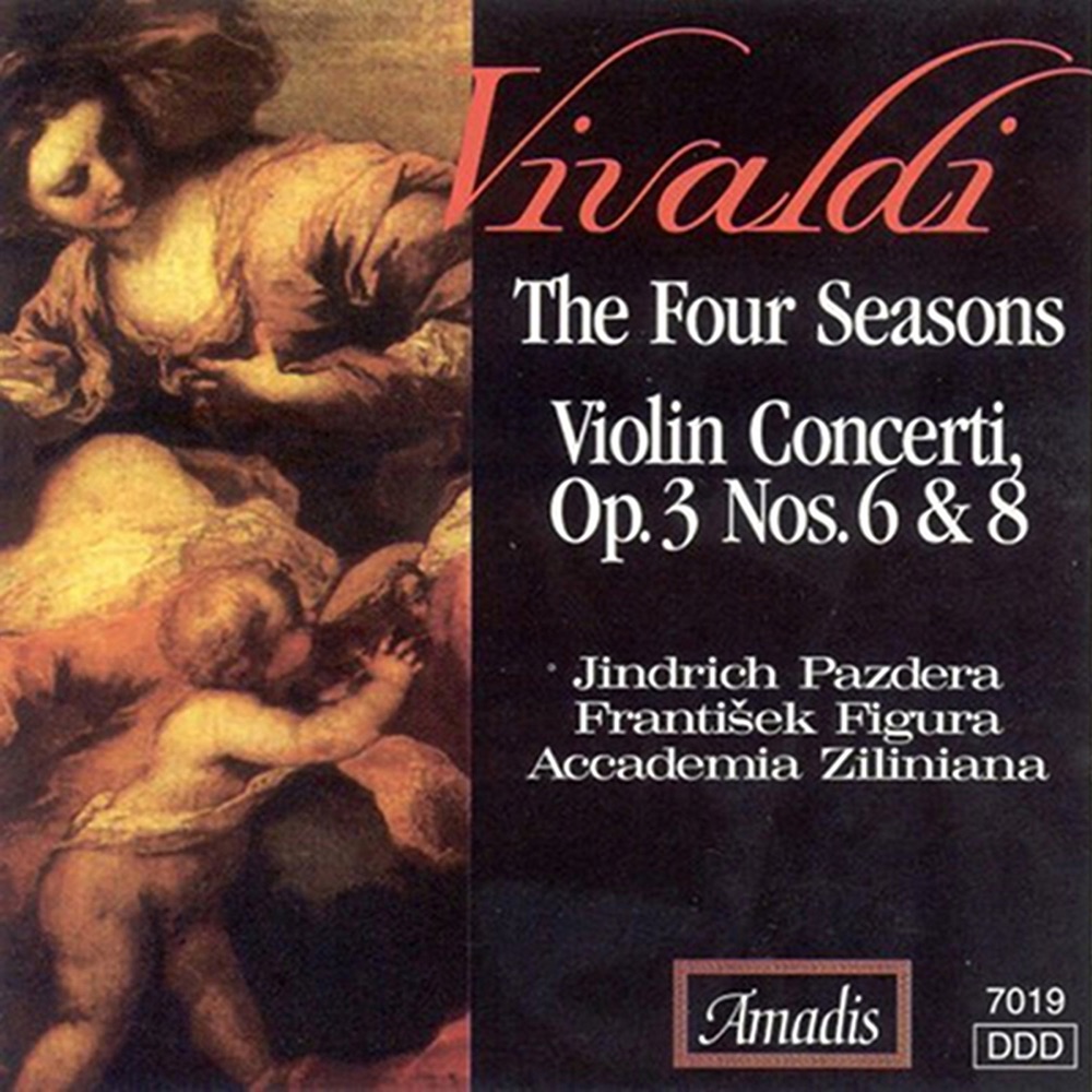 Обложка альбома «Vivaldi: The 4 Seasons - Violin Concertos, Op. 3, Nos. 6 and 8» — Jindrich Pazdera, Accademia Ziliniana & Frantisek Figura