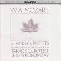 Nagy, Károly Schranz, Gabor Ormai, Andras Fejér & Denes Koromzay - String Quintet No.5 in D major K.593: I. Larghetto - Allegro — Takács Quartet, Gábor Takács