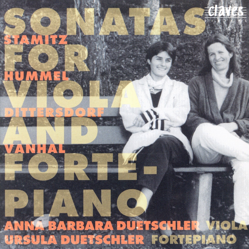 Обложка альбома «Classical Sonatas for Viola & Fortepiano» — Anna Barbara Duetschler & Ursula Duetschler