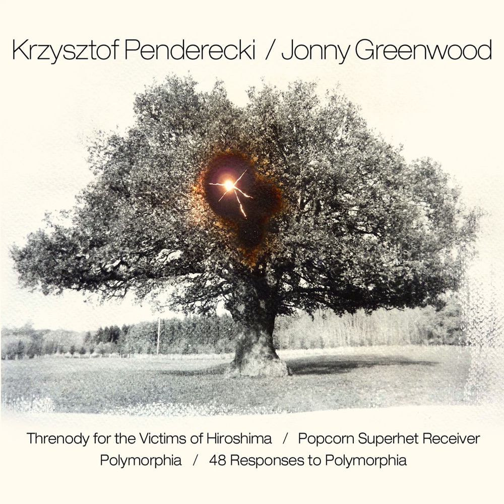 Обложка альбома «Threnody for the Victims of Hiroshima, Popcorn Superhet Receiver, Polymorphia, 48 Responses to Polymorphia» — Aukso Orchestra, Krzysztof Penderecki & Marek Mos