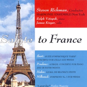 Hahn: Le bal de Beatrice d'Este - Milhaud: Symphonie de chambre No. 5 - Ibert: Cello Concerto - Suite symphonique, "Paris" - Poulenc: Aubade