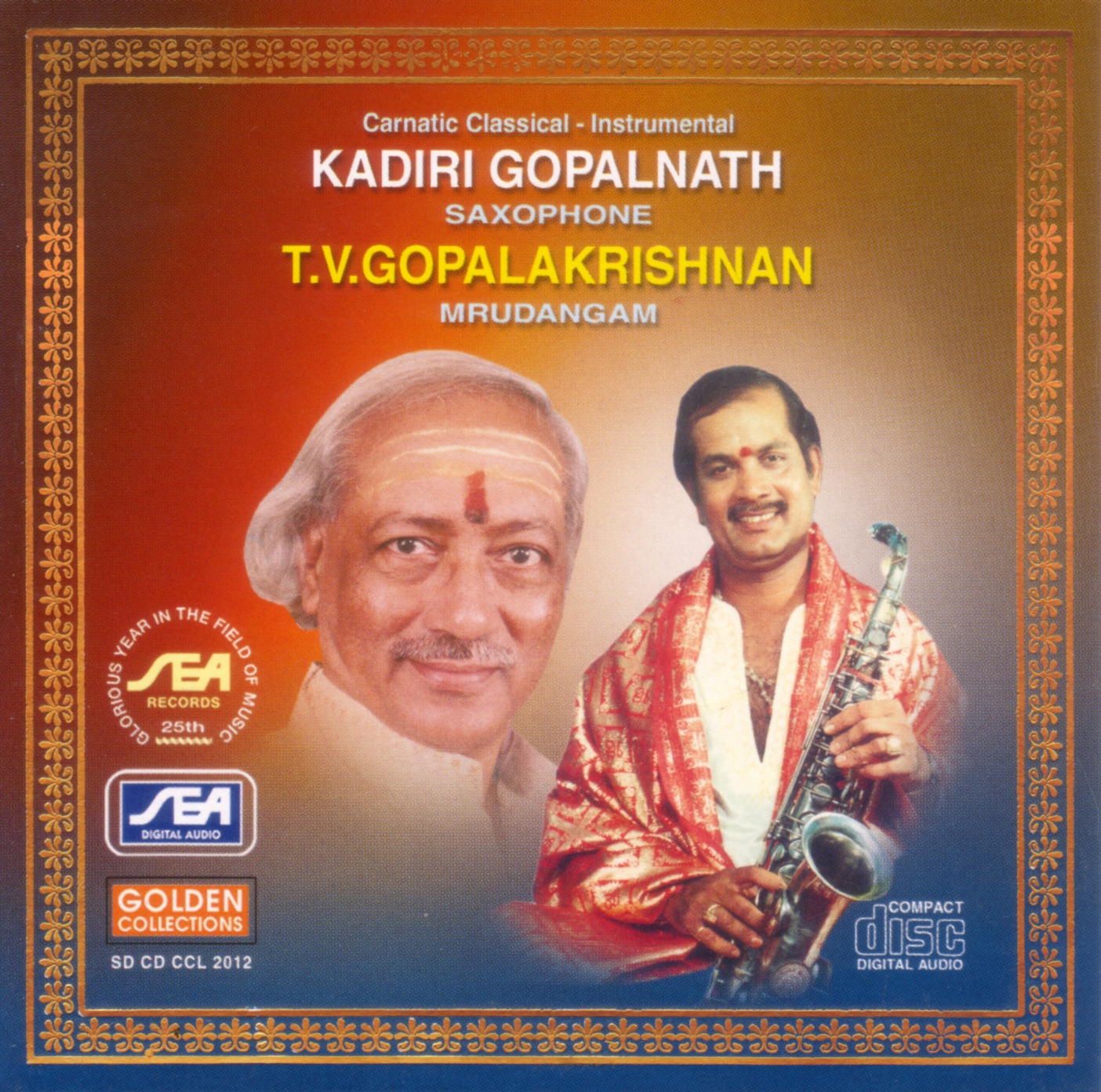 Kadiri Gopalnath (Saxophone) & T.V. Gopalakrishnan (Mrudangam) by Kadri Gopalnath & T.V. Gopalakrishnan album cover