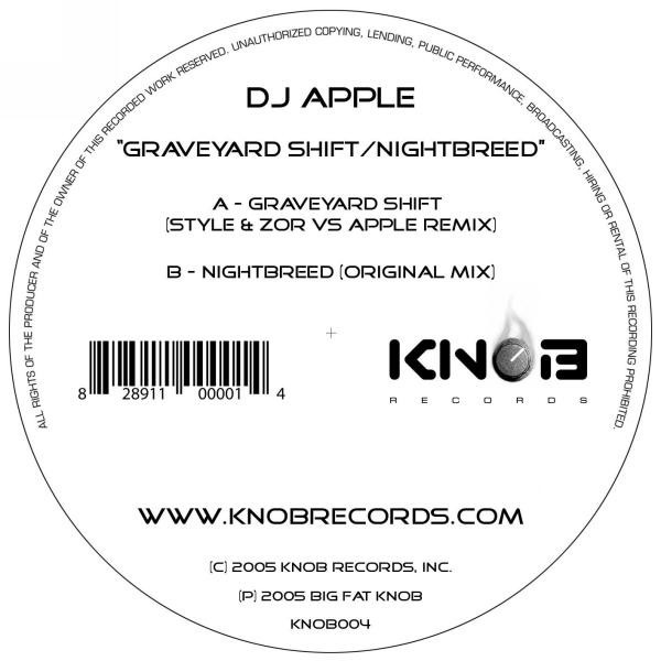 Обложка альбома «Graveyard Shift / Nightbreed EP» — DJ Apple