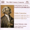 Saint-Georges: Violin Concertos Op. 5, Nos. 1-2 and Op. 8