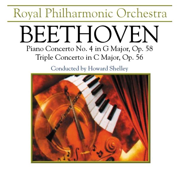 Beethoven: Piano Concerto No. 4 in G Major, Op. 58 & Triple Concerto in C Major, Op. 56 cover art