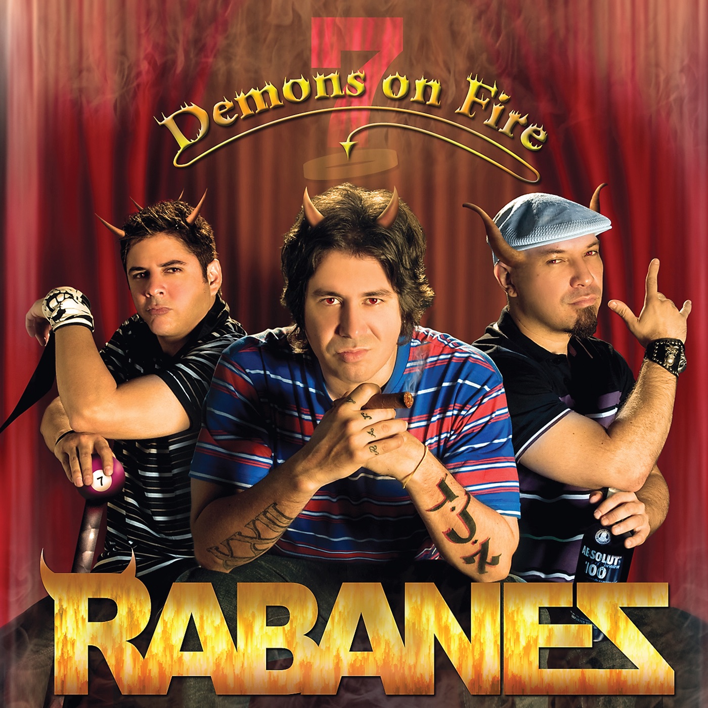 Demons On Fire by Los Rabanes album cover