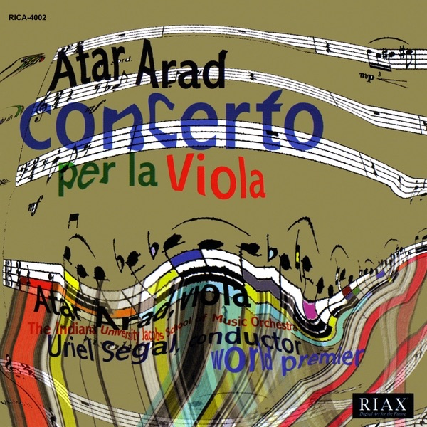 Обложка альбома «Atar Arad Concerto Per la Viola» — Atar Arad