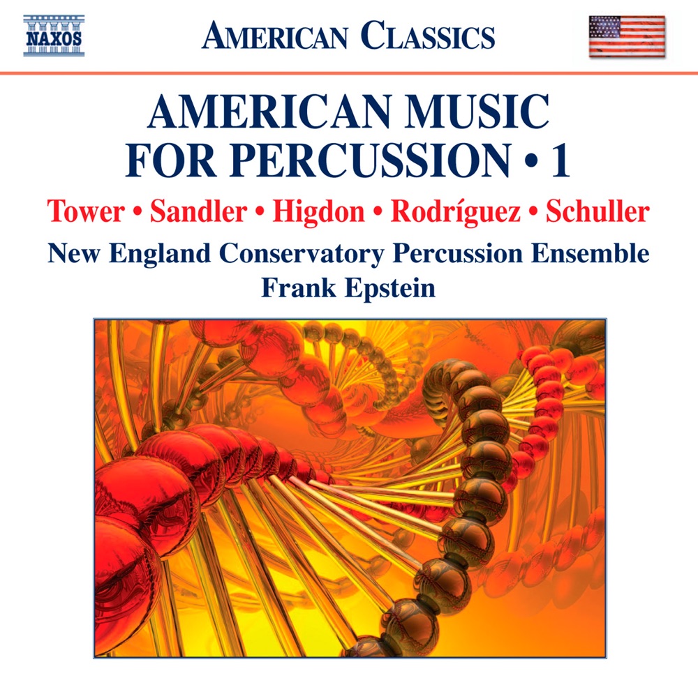 Обложка альбома «American Music for Percussion, Vol. 1» — Frank Epstein, New England Conservatory Percussion Ensemble & Gunther Schuller