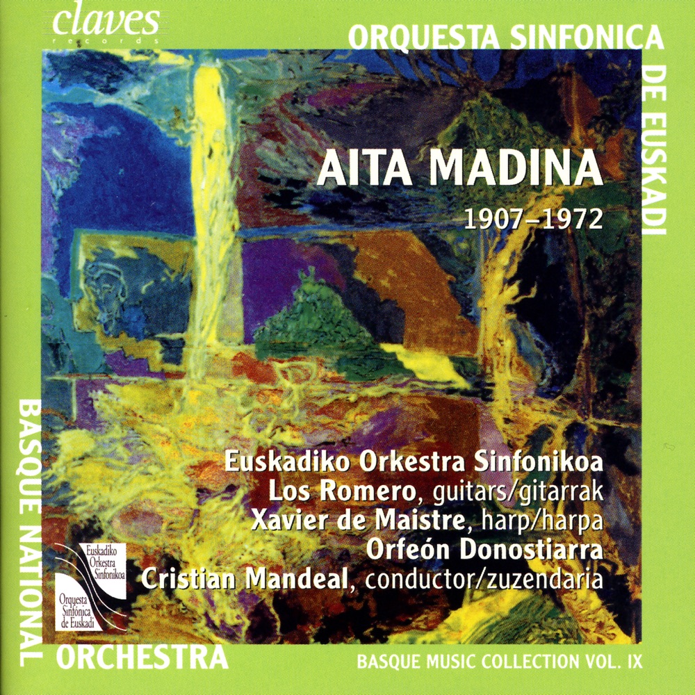 Обложка альбома «Aita Madina: Basque Music Collection, Vol. IX» — Euskadiko Orkestra Sinfonikoa & Cristian Mandeal