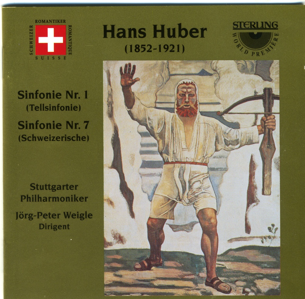 Обложка альбома «Hans Huber Symphonies 1 & 7» — Stuttgarter Philharmoniker & Jörg-Peter Weigle