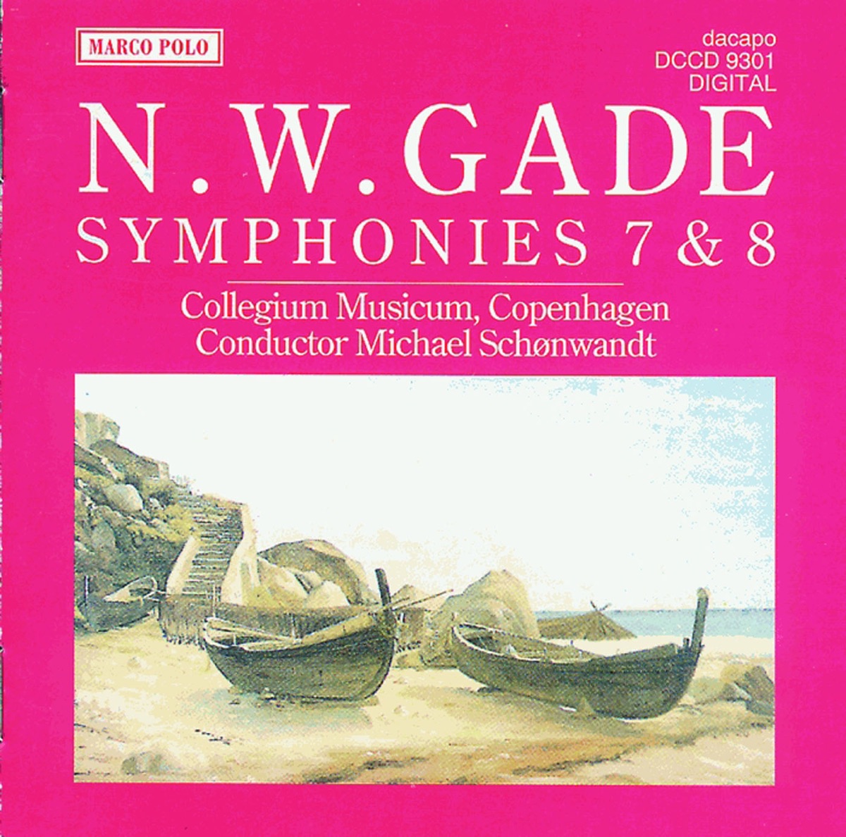 Gade, N.: Symphonies Nos. 7 and 8 cover art