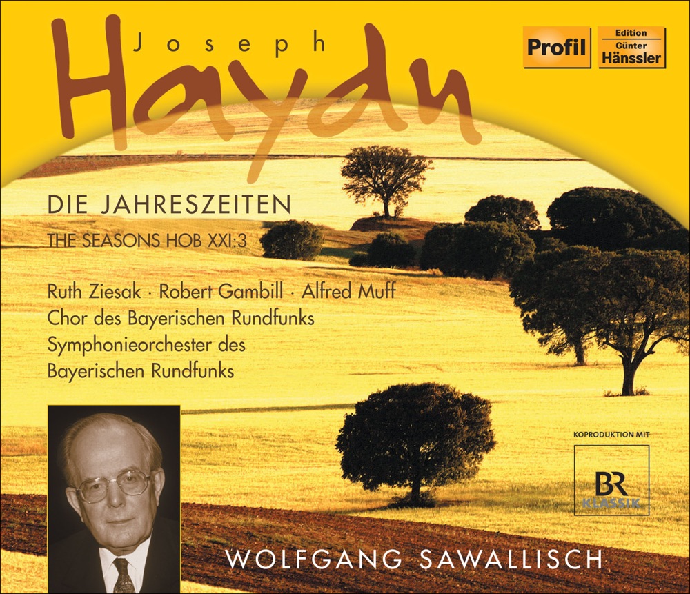Обложка альбома «Haydn, J.: The Seasons» — Alfred Muff, Robert Gambill, Ruth Ziesak, Wolfgang Sawallisch, Bavarian Radio Symphony Orchestra & Bavarian Radio Chorus