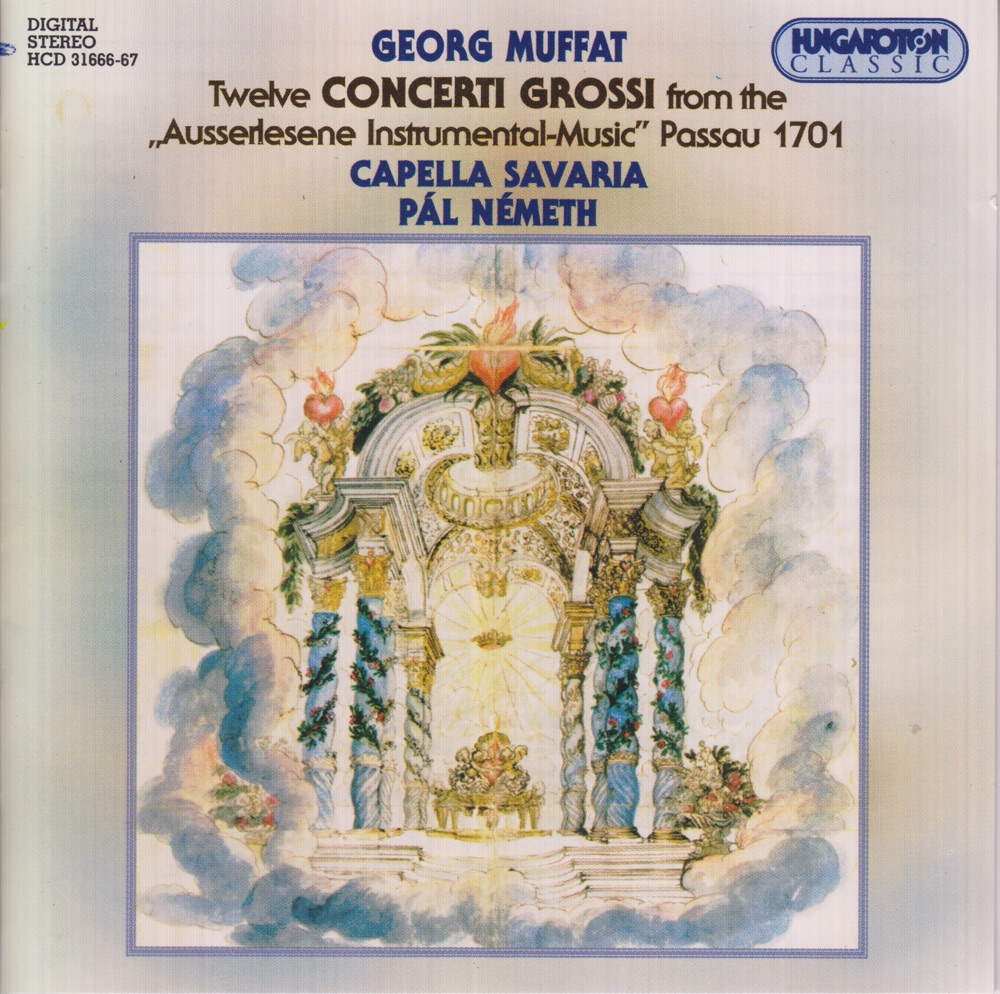 Обложка альбома «Georg Muffat: 12 concerto grossi» — Capella Savaria & Pál Németh