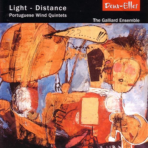 Обложка альбома «Light - Distance - Portuguese Wind Quintets» — Galliard Ensemble, Katharine Spencer & Kathryn Thomas