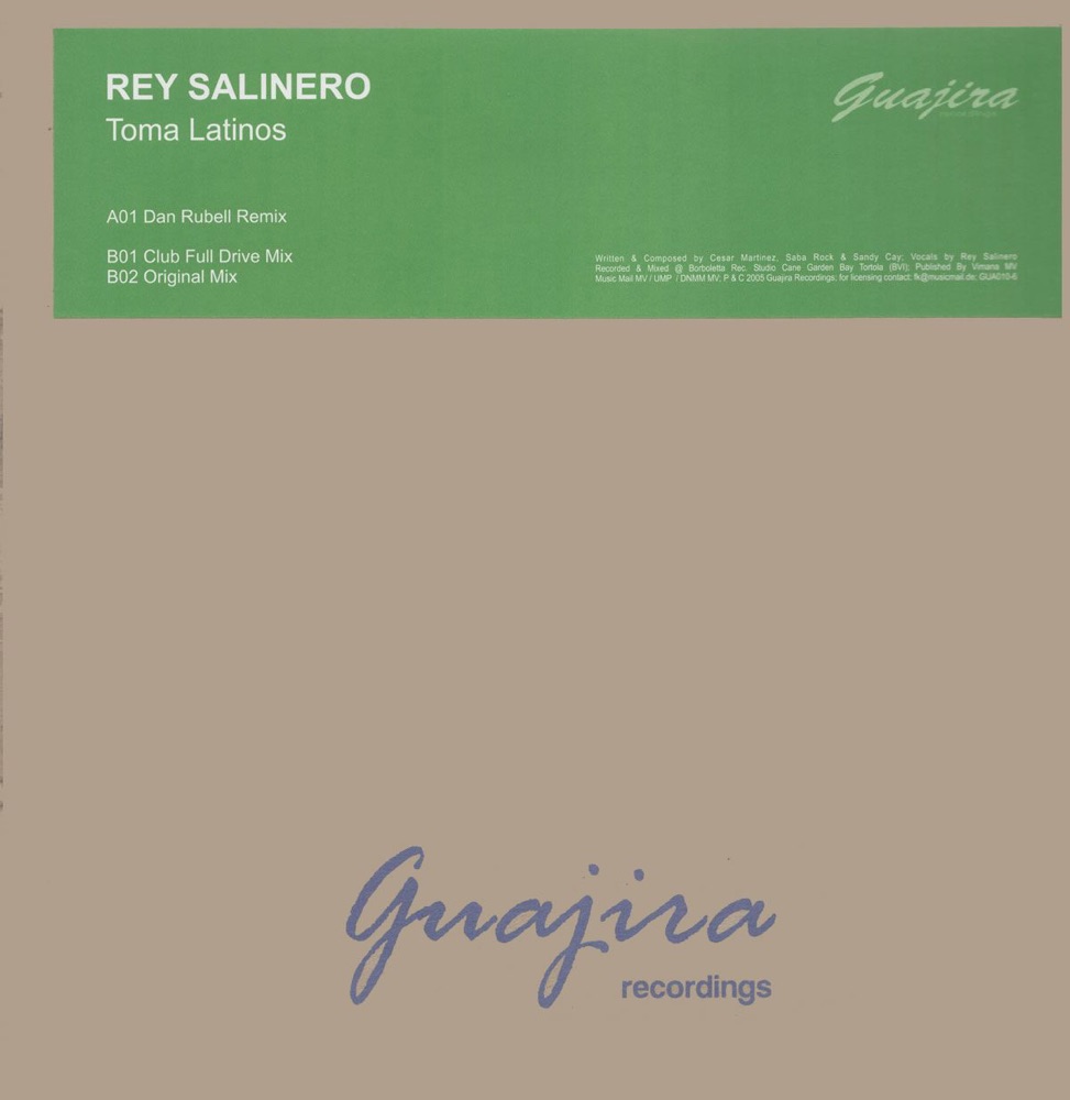 Обложка альбома «Toma Latinos» — Rey Salinero