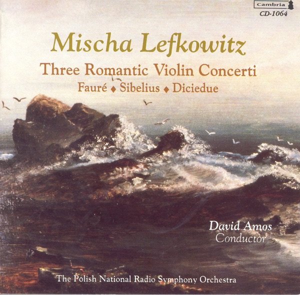 Three Romantic Violin Concertos