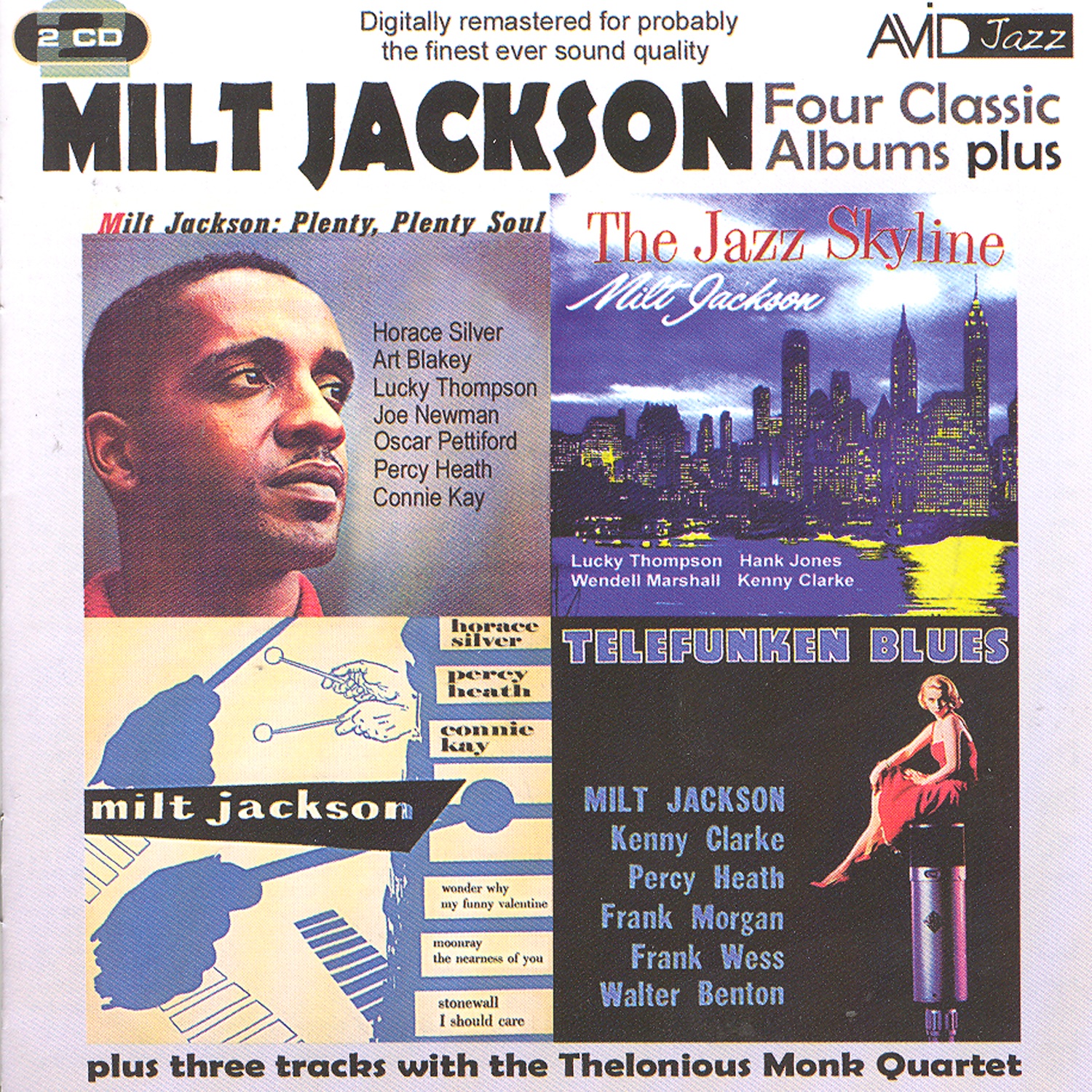 Four Classic Albums Plus (The Jazz Skyline / Milt Jackson Quartet / Telefunken Blues Plenty Plenty Soul) (Digitally Remastered)