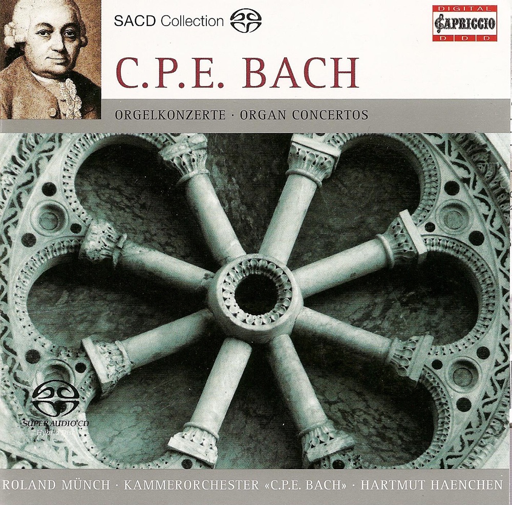 Обложка альбома «C.P.E. Bach: Keyboard Concertos - Wq. 34, 35, Preludio, Wq. 70/7 & Fantasia and Fugue, Wq. 119» — Roland Munch, Hartmut Haenchen & Carl Philipp Emanuel Bach Chamber Orchestra