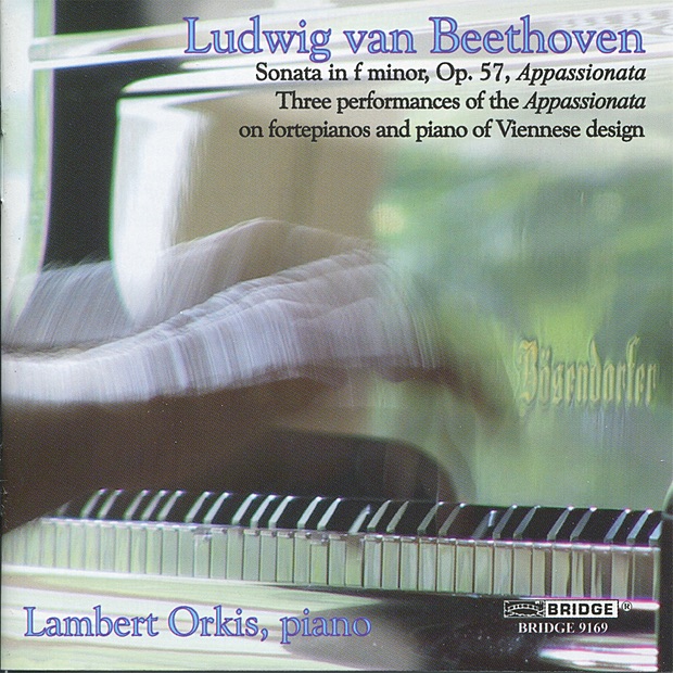 Обложка альбома «Beethoven: Three Performances of the Appassionata on fortepianos and piano of Viennese design» — Lambert Orkis
