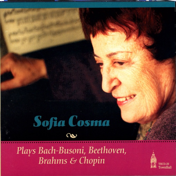 Обложка альбома «Plays Bach-Busoni, Beethoven, Brahms & Chopin» — Sofia Cosma