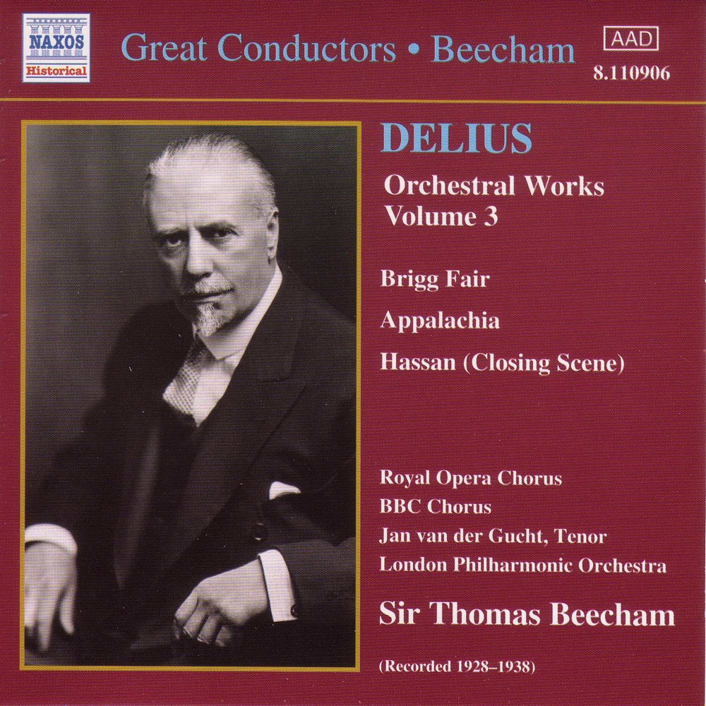 Обложка альбома «Delius: Orchestral Works, Vol. 3» — BBC Symphony Chorus, Chorus of the Royal Opera House, Covent Garden, Jan van der Gucht, London Philharmonic Orchestra, Sir Thomas Beecham & Studio Orchestra