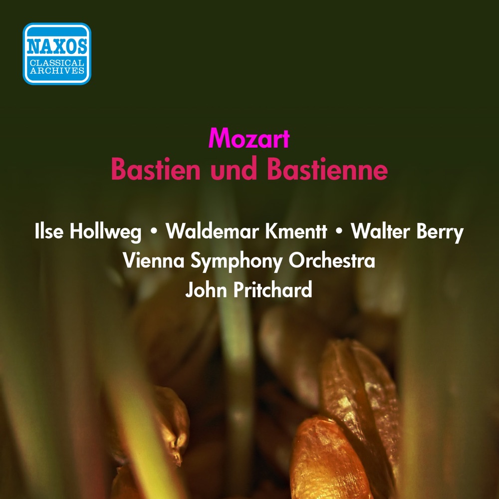 Обложка альбома «Mozart, W.A.: Bastien Und Bastienne (Pritchard) (1954)» — Walter Berry, John Pritchard, Vienna Philharmonic, Waldemar Kmentt & Ilse Hollweg