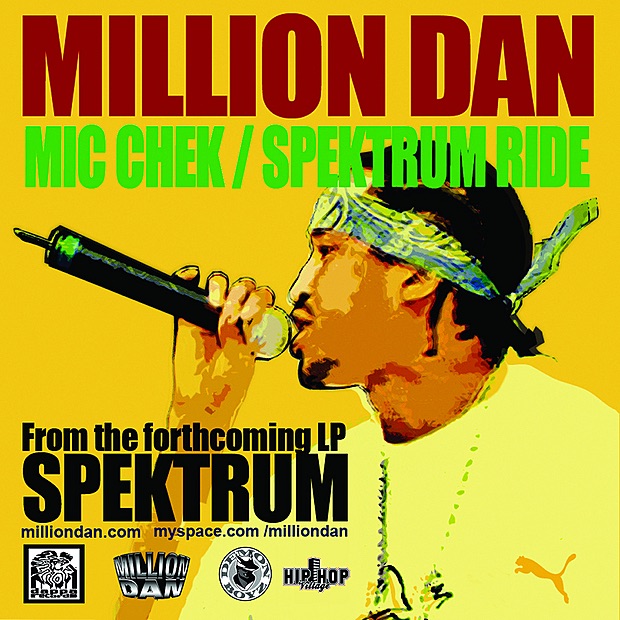 Обложка альбома «Mic Chek / Spektrum Ride» — Million Dan
