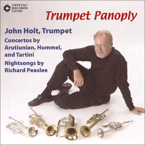 Обложка альбома «Trumpet Panoply» — John Holt, UNT Symphony Orchestra, Slovak Radio Symphony Orchestra, Anshel Brusilow, Kirk Trevor, Clay Couturiaux & UNT Chamber Orchestra