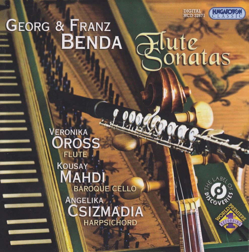 Обложка альбома «Flute Sonatas» — Veronika Oross, Kousay Mahdi & Angelika Csizmadia