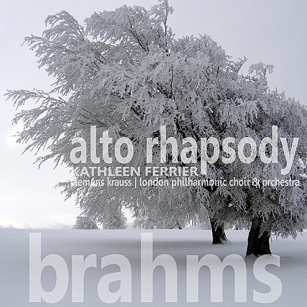Brahms: Alto Rhapsody, Op. 53