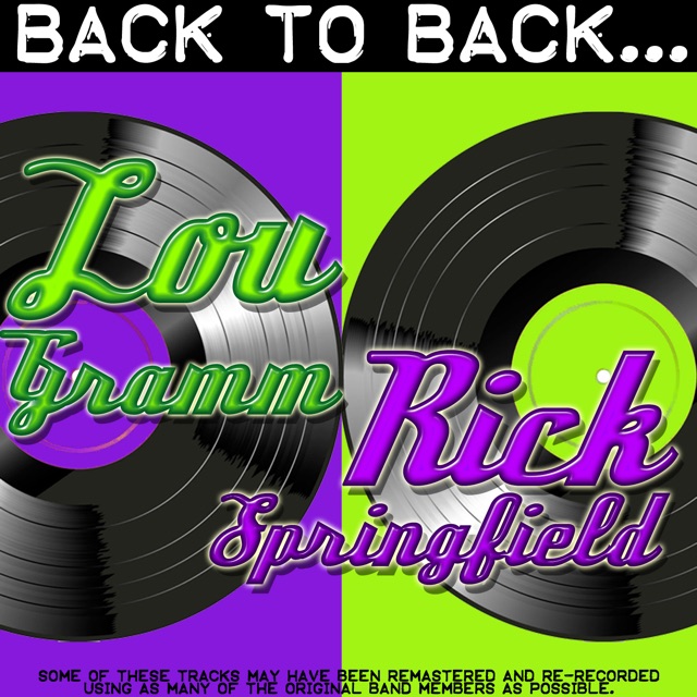 Back To Back: Lou Gramm & Rick Springfield