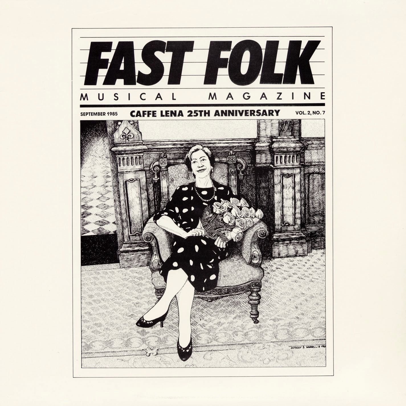 Fast Folk Musical Magazine, Vol. 2, No. 7: Cafe Lena - 25th Anniversary Concert