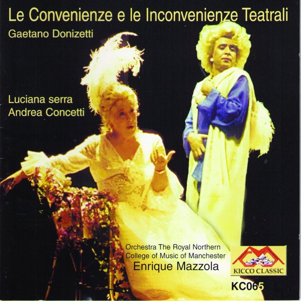 Обложка альбома «Le convenienze e inconvenienze teatrali» — Luciana Serra
