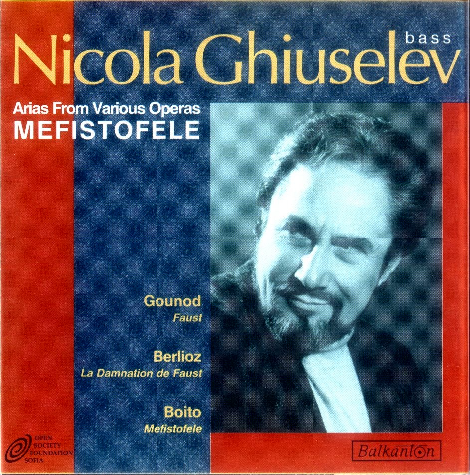 Обложка альбома «Arias from Various Operas - Mefistofele» — Nicola Ghiuselev, Varna Philharmonic Orchestra & Ivan Marinov