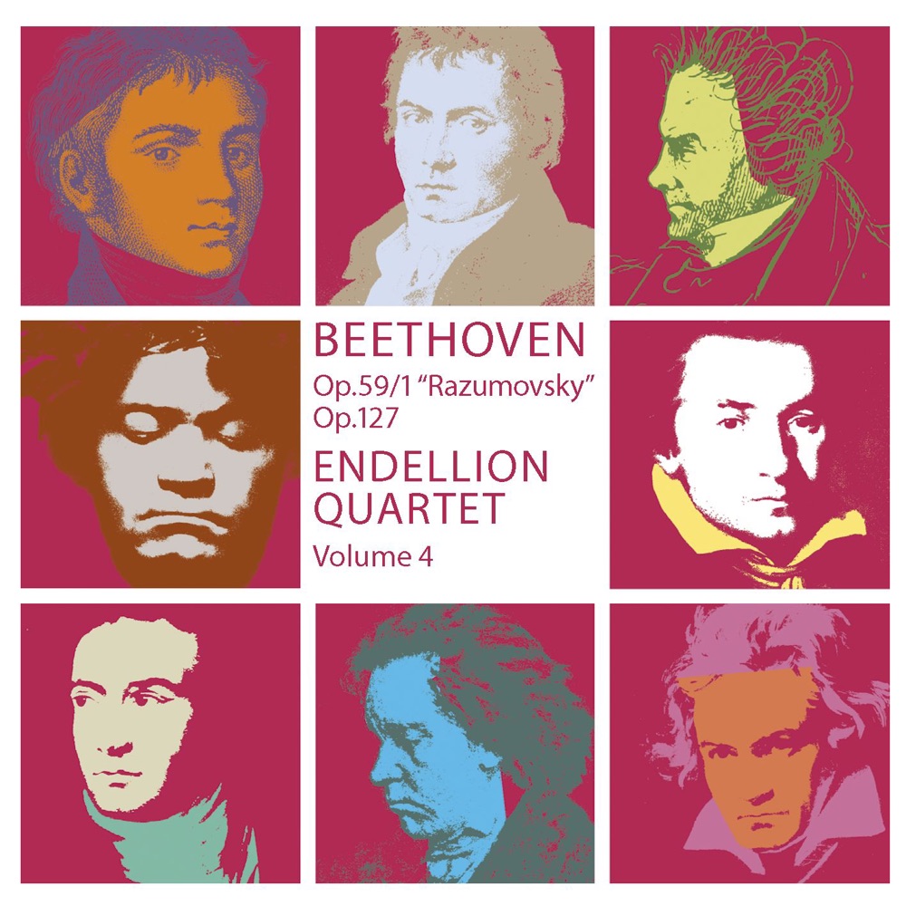 Обложка альбома «Beethoven: String Quartets, Vol. 4» — Endellion String Quartet