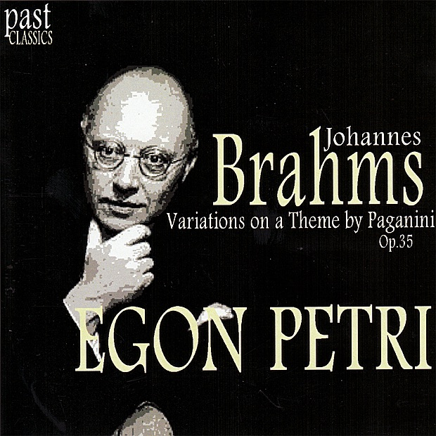 Обложка альбома «Brahms: Variations On a Theme By Paganini, Op. 35» — Egon Petri