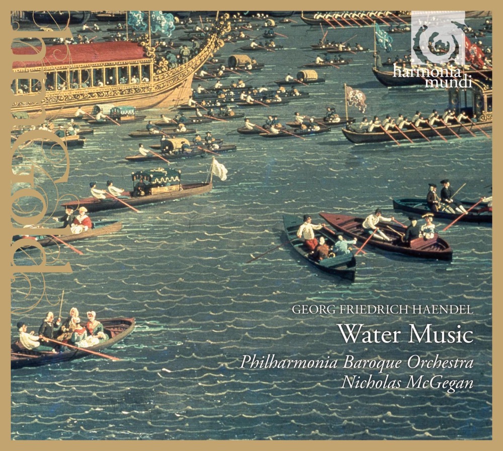 Обложка альбома «Haendel: Water Music» — Philharmonia Baroque Orchestra & Nicholas McGegan