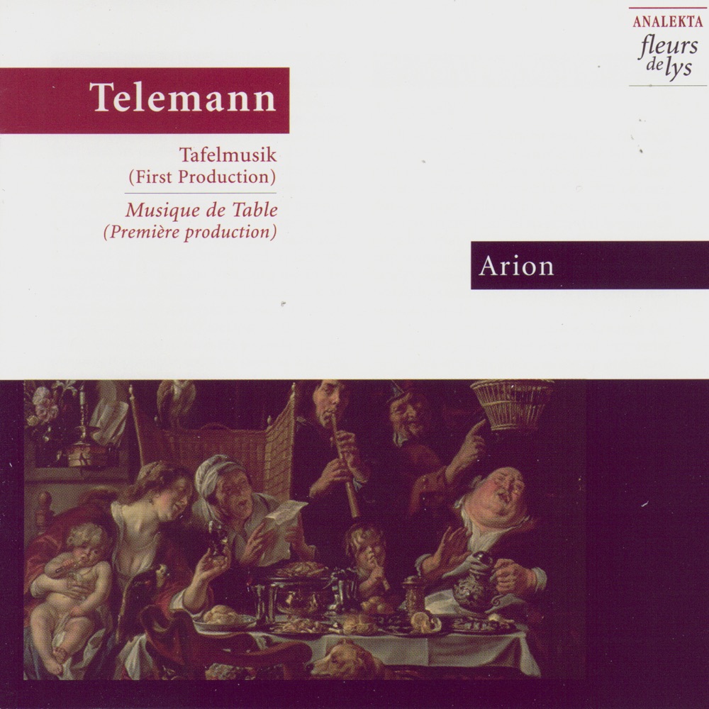 Обложка альбома «Telemann: Tafelmusik» — Arion Ensemble