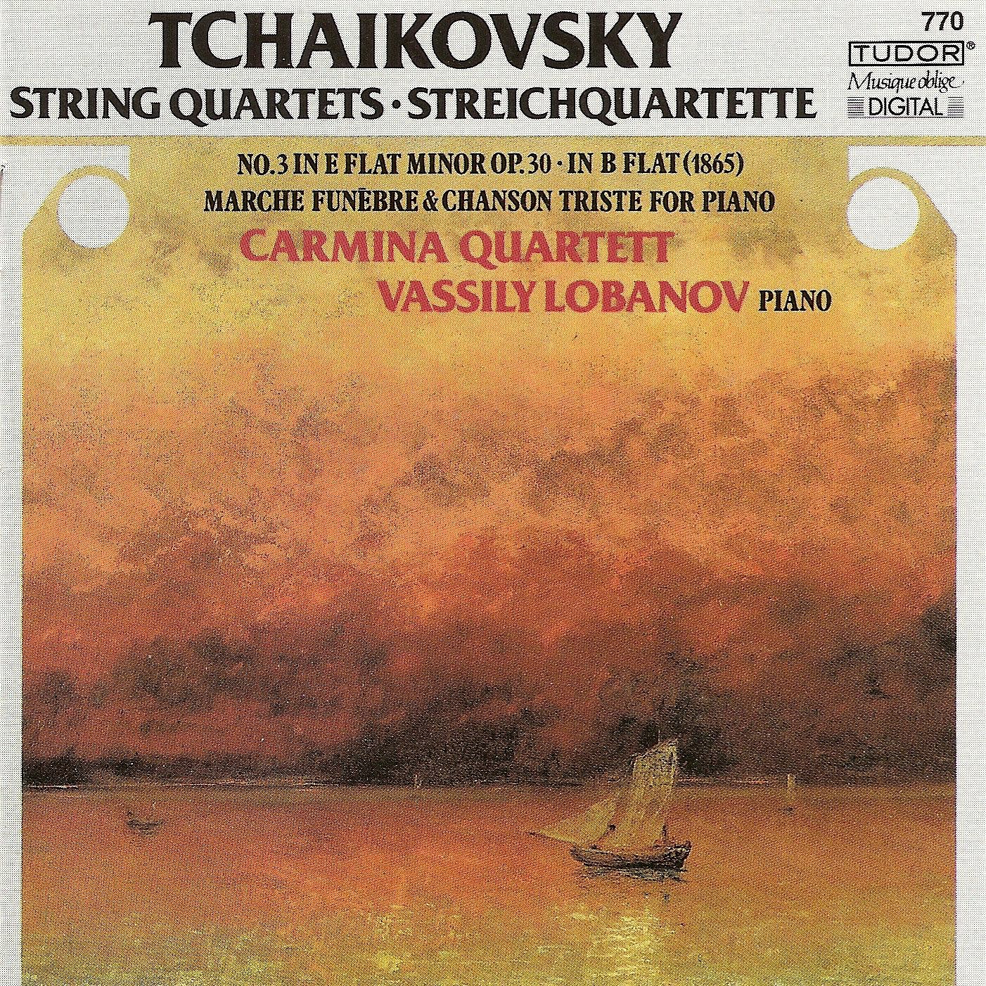 Tchaikovsky, P.I.: String Quartet No. 3 - String Quartet in B Flat Major - 12 Morceaux (Excerpts)